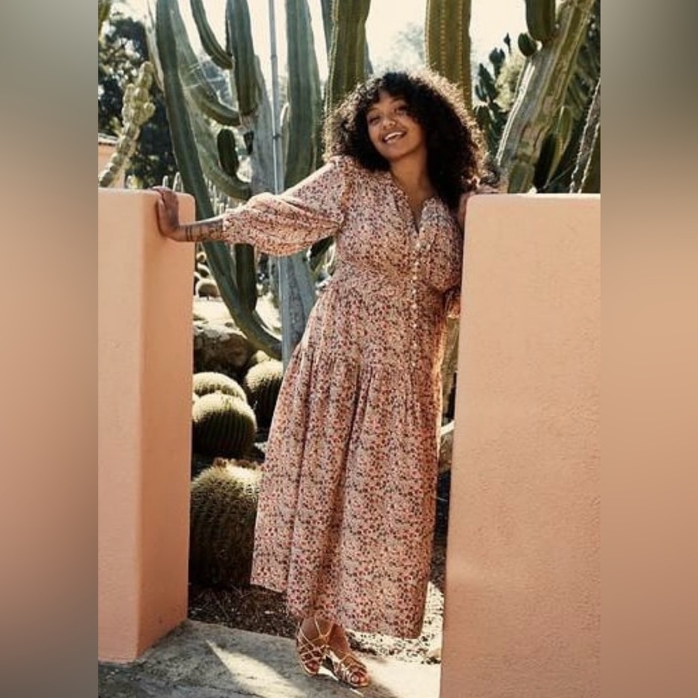 DÔEN Monet Dress in Pink Valley Floral XS